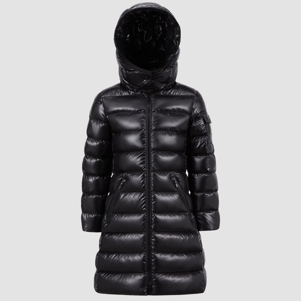 Moncler Black Moka Long Down Jacket